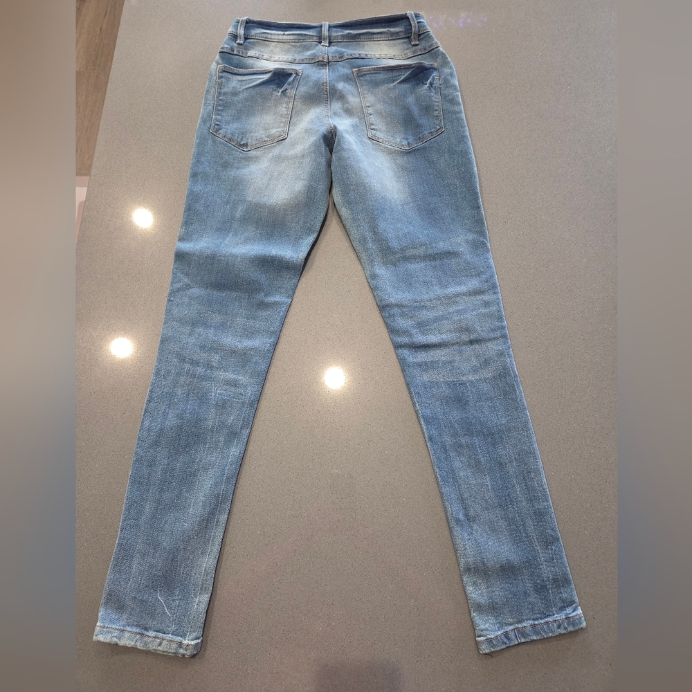 VENUS Light Blue Jeans With Sequins - Picture 6 of 11
